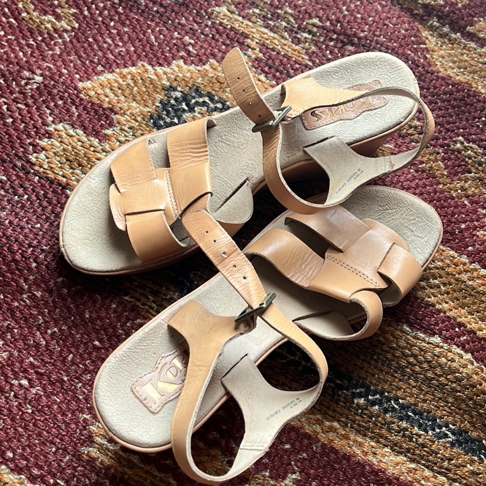 Korks platform wedge sandals - Picture 2 of 5